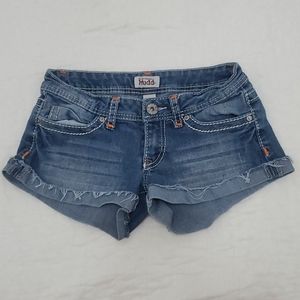 Juniors Mudd Low Rise Cuffed Shorts